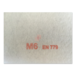 Filtro in poliestere termolegato M6 in pannelli su misura