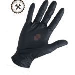 guanti in nitrile neri senza polvere