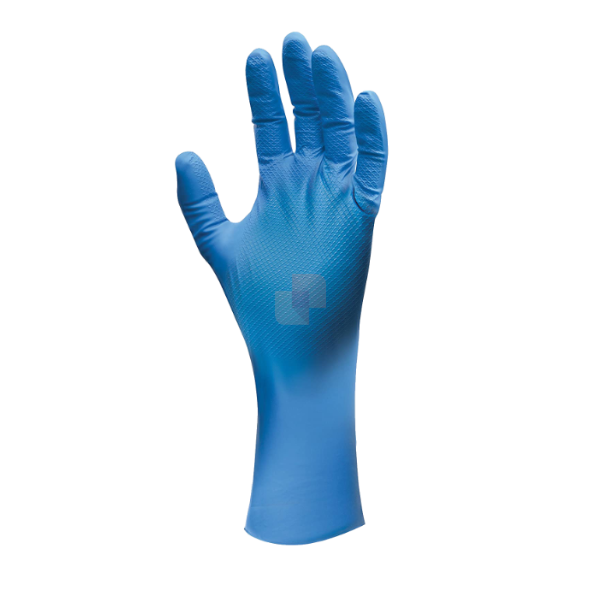 Guanti in nitrile blu senza polvere 100 pezzi taglia M