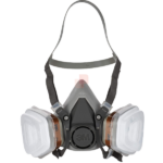 maschera 3M 6200 con filtri A2 P2 Kit 6002c