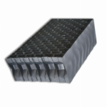 Separatori gocce in pannelli PVC per flussi aria verticale