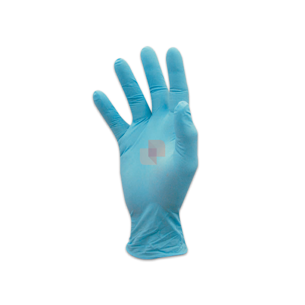 Blue Nitrile Disposable protective Gloves