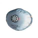 Cup Shaped Face Mask / Particulate Respirator with Activated Carbon and Exhalation Valve
