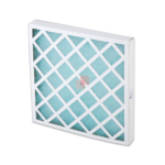 Filtering Cell with carboard frame + dual layer fiberglass polyester media