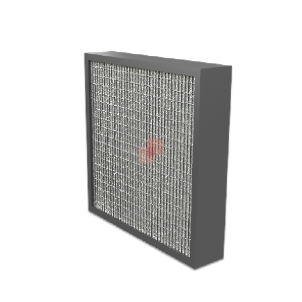 Metallic flat filter cells class G2 coarse dust separation pre-filtration