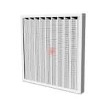 Metal Pleated Panel Air Filter Class G4 dust filtration in HVAC systems